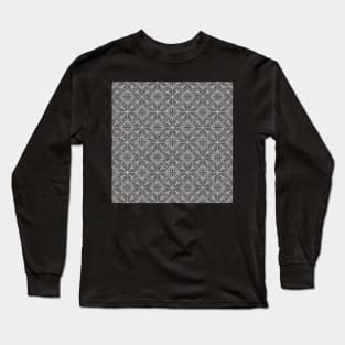 Geo Square 2 Black Long Sleeve T-Shirt